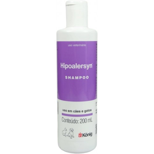 Shampoo hipoalersyn, 200 ml – Indicado para cães e gatos